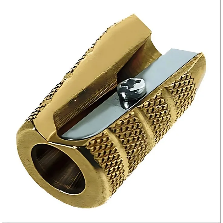 M R Anspitzer M+R Spitzer Messing Granate, hochwertiger Anspitzer für Bleistifte mit normal starkem Durchmesser