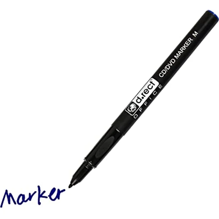 D.RECT - CD/DVD Marker Stift | Satz von 4 Farben | 1.0 mm | Permanentstift | Ideal für Glas, Kunststoff und Folie| Sehr Universell – Bild 5
