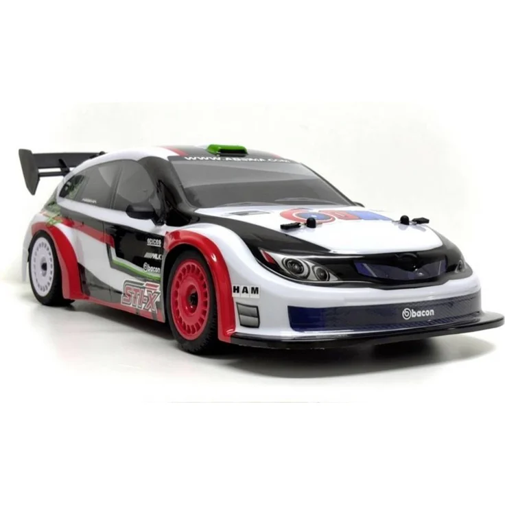 Absima STi-X 1:10 EP Rally, brushless RC Modellauto mit Allradantrieb (4WD), rot