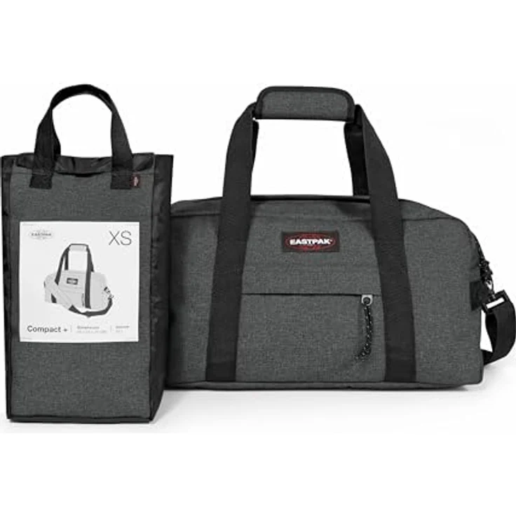 Eastpak Compact + Sporttasche 44 cm, schwarz, 100% Polyester, ideal für den Sport Einsatz – Bild 4