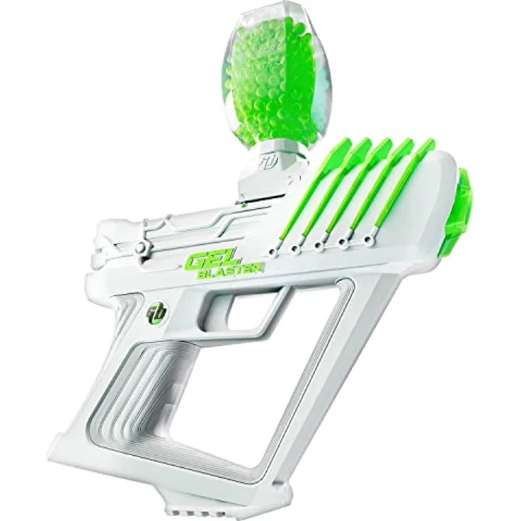 Gel Blaster Surge Original - Erweiterte Reichweite von über 100 Metern - Schnelle und leistungsstarke 170 FPS - Halb- und Automatikmodus - Kit enthält Schnellladegerät und mehr