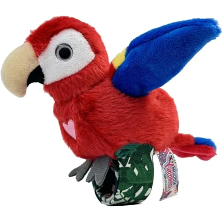 Happy Yappers Interaktiver Plüschvogel, Nachsprech-Modus, Musik, Chirping Sounds, Schlafmodus, Wiederaufladbar, Blau, für Kinder ab 18 Monaten – Bild 1