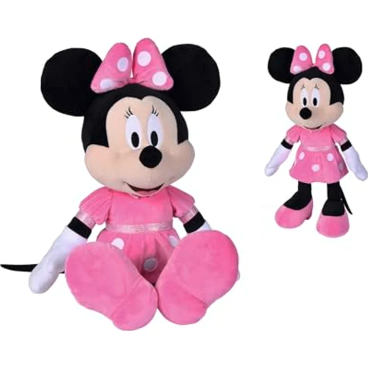 Simba Toys Disney Soft Minnie Mini Maus Maskottchen 48 cm, offiziell lizenziert, aus hochwertigen Materialien, 43 cm groß – Bild 2