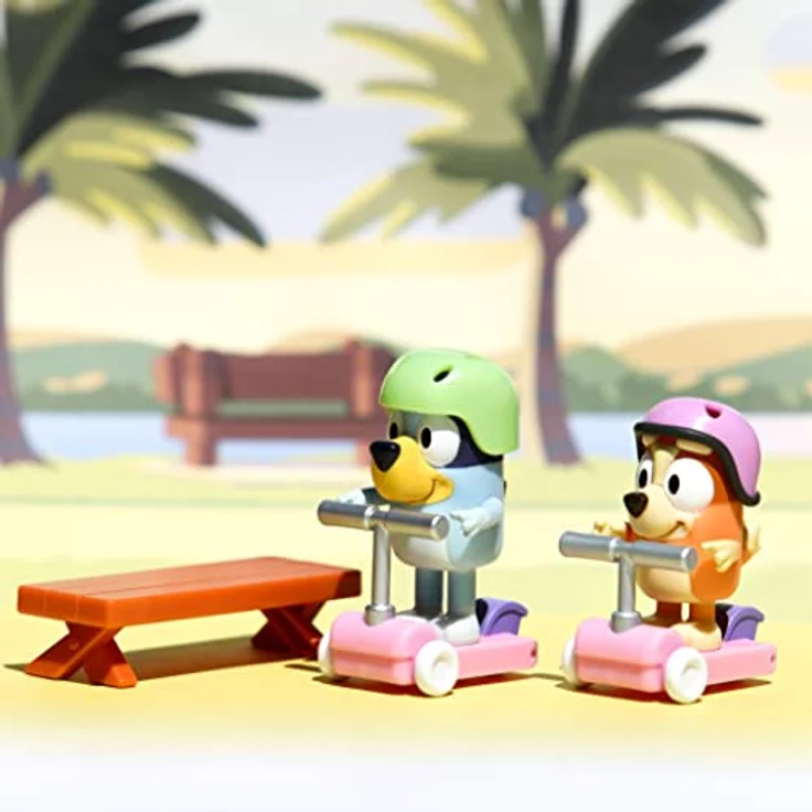 Bluey und Fahrzeug: Figuren (6,3–7,6 cm) mit beweglichen Gelenken, 2er-Pack – Bild 8
