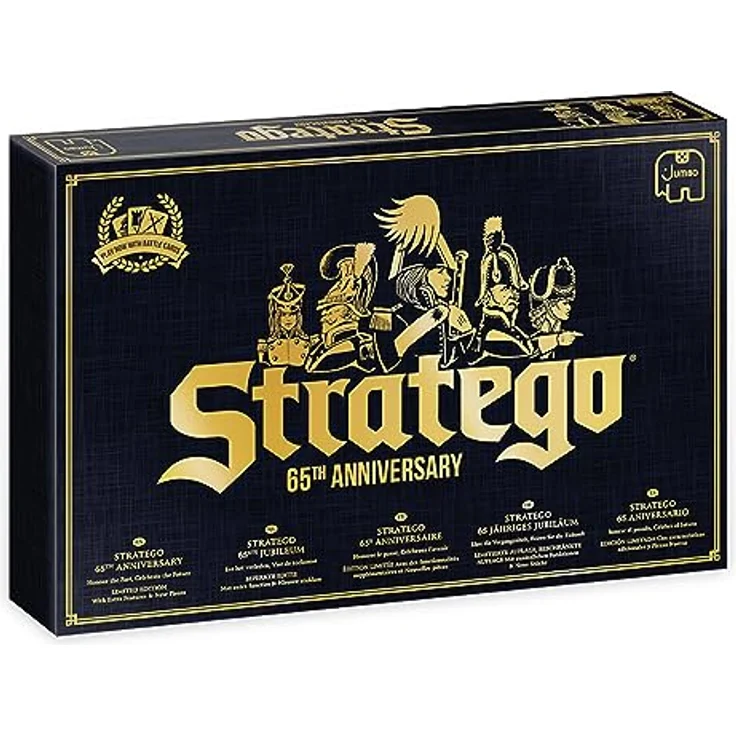Jumbo Spiele GmbH JUM19945 Stratego – 65 Jahre Jubiläumsversion Strategiespiele, 5 x 16 x 24 – Bild 1