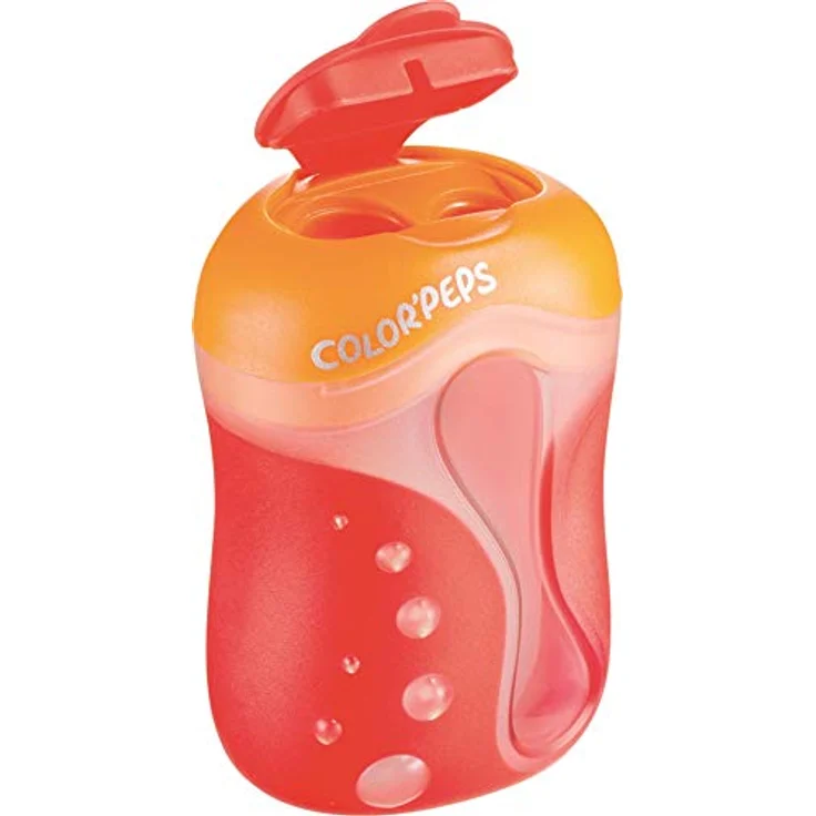 MAPED Dosenspitzer ColorPeps M043111, doppelt für dicke und dünne Buntstifte, ergonomisch, farbig sortiert – Bild 1