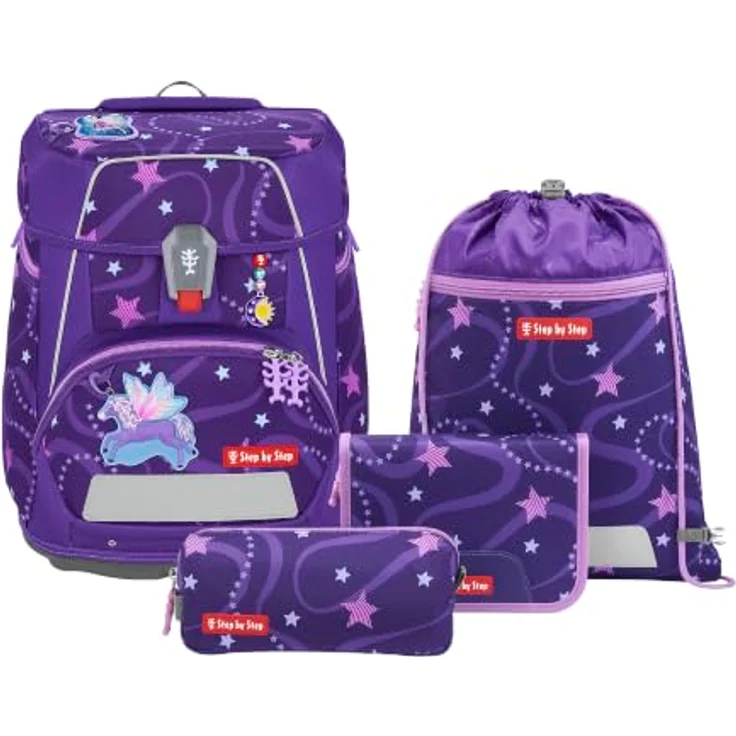 Step by Step Schulranzen SPACE Schulranzen-Set, Mehrfarbig mit praktischem Design und ausreichend Stauraum – Bild 1