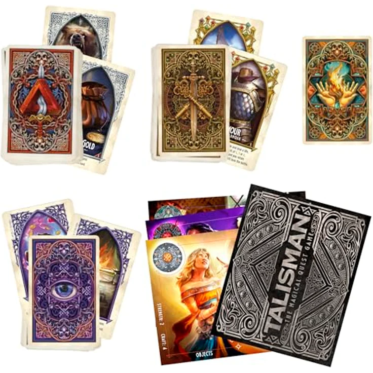 Hasbro Gaming Talisman: The Magical Quest Game, Brettspiel für 2-6 Spieler ab 12 Jahren mit 12 Charakteren und umfangreichen Abenteuerkarten – Bild 17