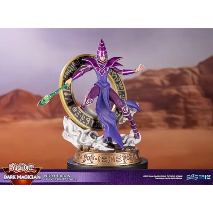 First4Figures YU-GI-OH! Dark Magician Purple Version, Statuette aus hochwertigem Material, 29x30x17cm – Bild 2