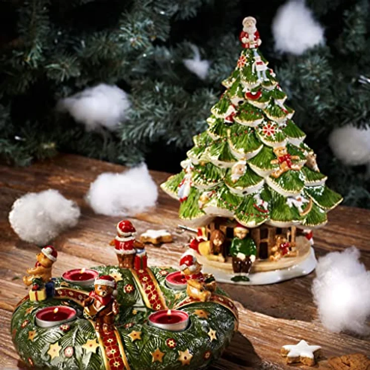 Villeroy & Boch Spieluhr Villeroy & Boch Christmas Toys Memory Spieluhr, hochwertiges Porzellan, spielt "Oh Tannenbaum", weihnachtliche Geschenkverpackung – Bild 3