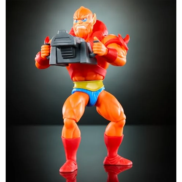 Masters of the Universe Origins, Beast Man-Actionfigur, ca. 14 cm groß, beweglich mit abnehmbarer Rüstung und Peitsche, HYD18 – Bild 3