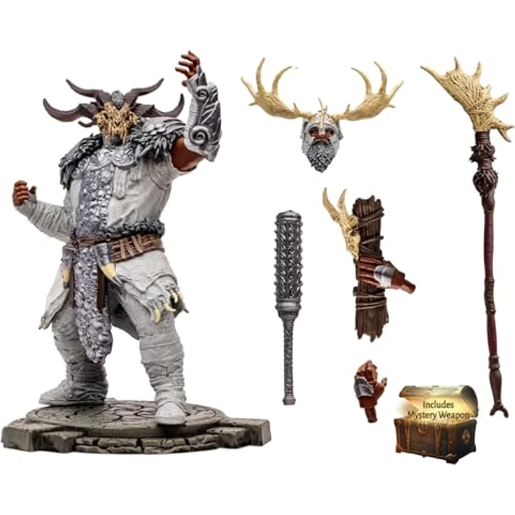 McFarlane Diablo 4 Actionfigur Druid (Epic), 15 cm mit Base und Sammelkarte, detailreich und beweglich – Bild 5