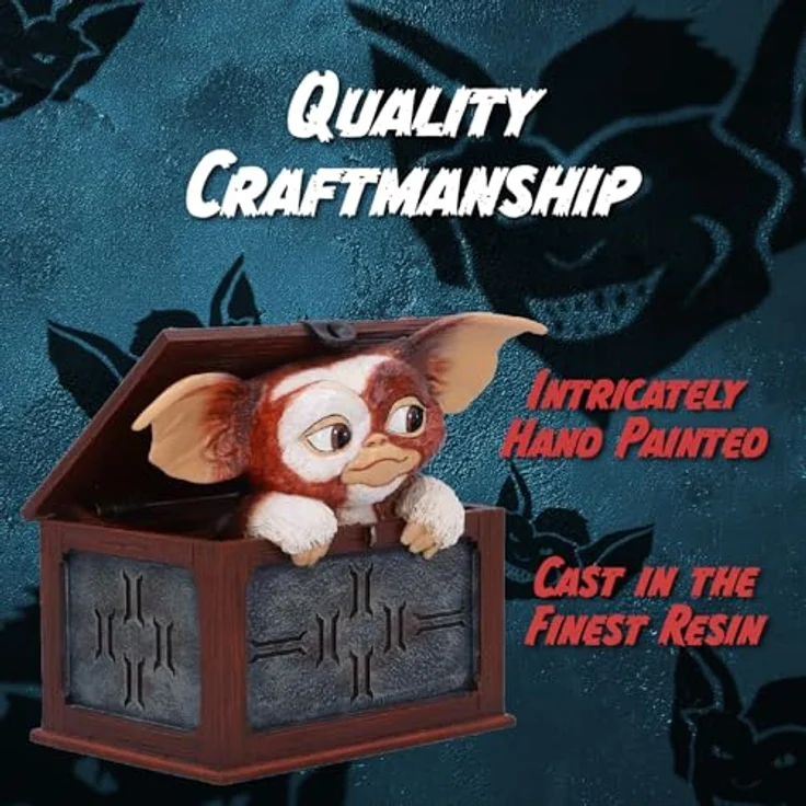 Nemesis Now Gremlins Statue Gizmo - You are Ready 12 cm, handgemalte Mogwai Statue aus hochwertigem Harz – Bild 4