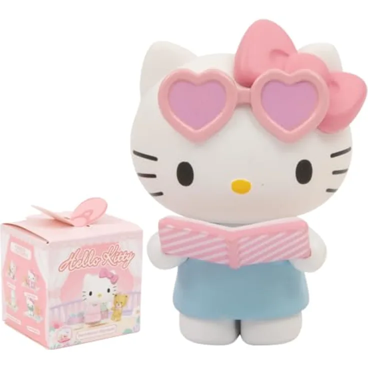 Hello Kitty - Blind Box Serie Süßes Herz, Sammelfigur mit 9 Designs, transparente Mini-Box 7 x 7 cm, Unboxing Überraschung, Giochi Preziosi