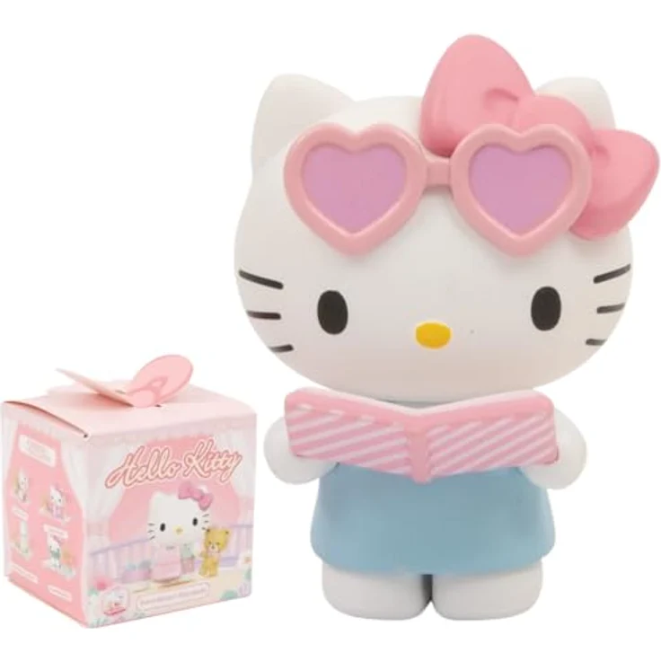 Hello Kitty - Blind Box Serie Süßes Herz, Sammelfigur mit 9 Designs, transparente Mini-Box 7 x 7 cm, Unboxing Überraschung, Giochi Preziosi – Bild 1