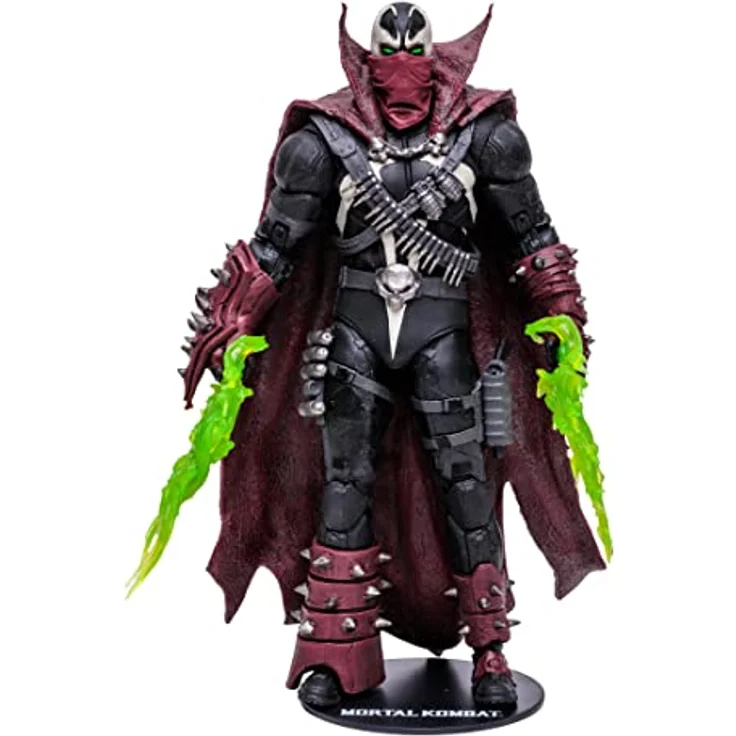 McFarlane Mortal Kombat TM11098 Action Figure, Commando Spawn, 18 cm, 22 Artikulationspunkte mit Zubehör und Sammelkarte – Bild 1