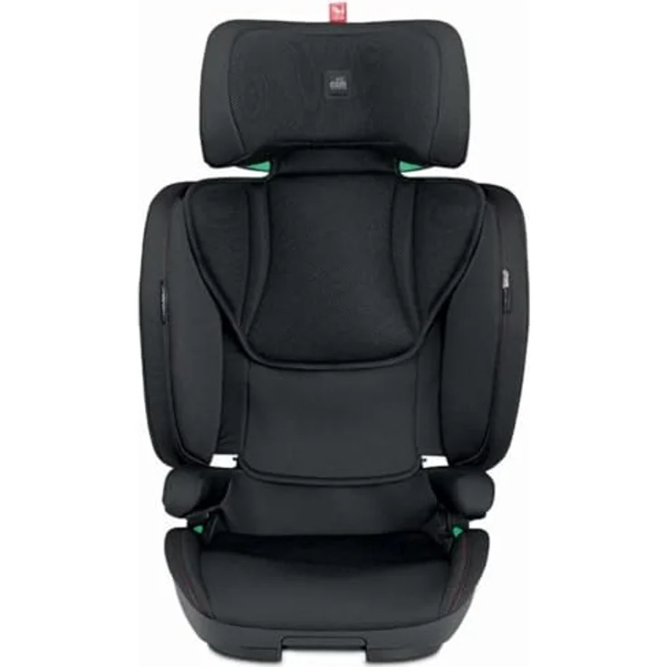 CAM Corsa Nero Autositz S174-179, seitlicher Kopfschutz, verstellbare 9-fache Kopfstütze, Gurtführung, Sitz mit Armlehnen, abnehmbare Bezüge, für Kinder von 100 cm bis 150 cm, Babyschale, Reisesitz – Bild 2