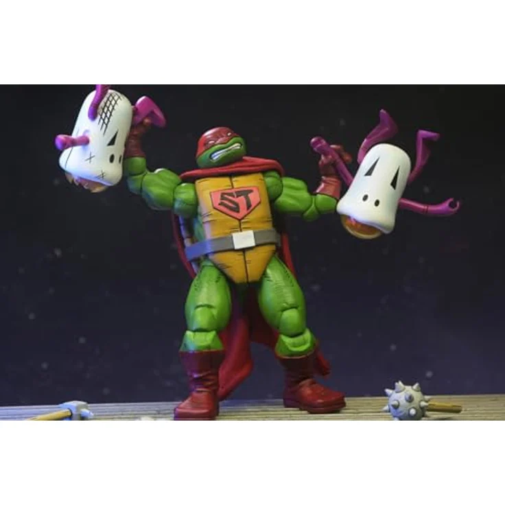 NECA Teenage Mutant Ninja Turtles (Mirage Comics) Actionfigur Super Turtle, 18 cm mit Zubehör, Fensterbox – Bild 3