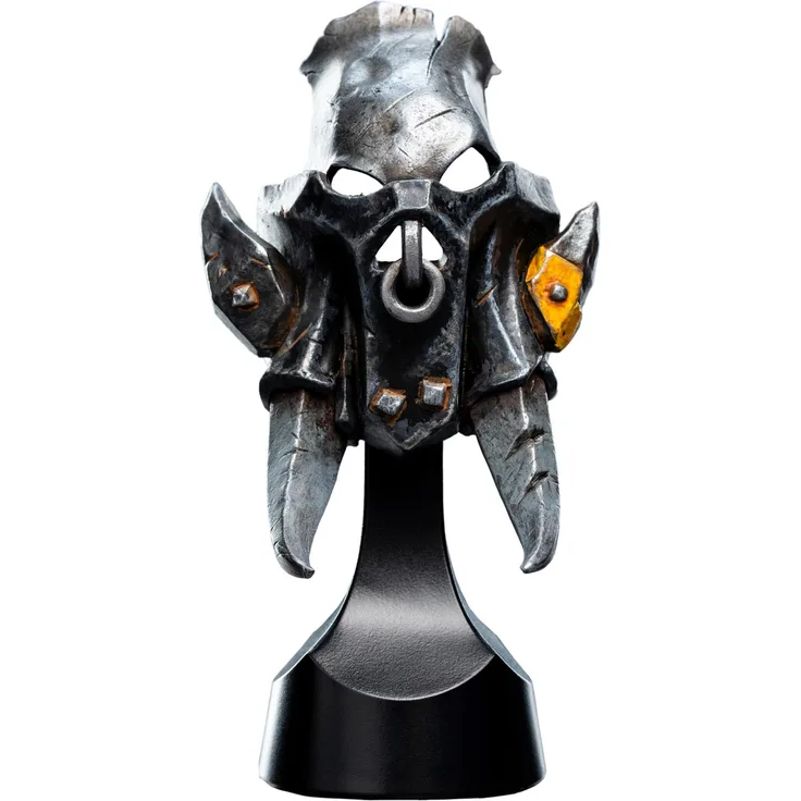 Weta Workshop Warhammer 40,000 Replik 1/4 Orruk Ardboy Helm, detailgetreue Polystone-Sammelfigur, 15 cm