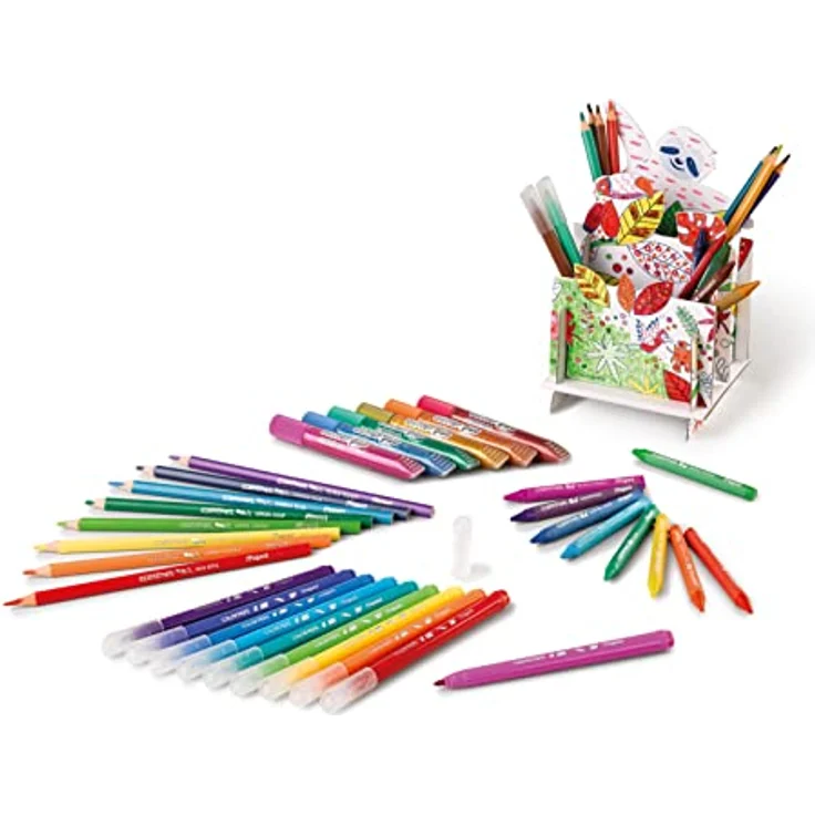 Maped CREATIV - großes Mal- und Bastel-Set 50-tlg. - inkl. Stifte-Köcher zum selbst gestalten, 907037 – Bild 5