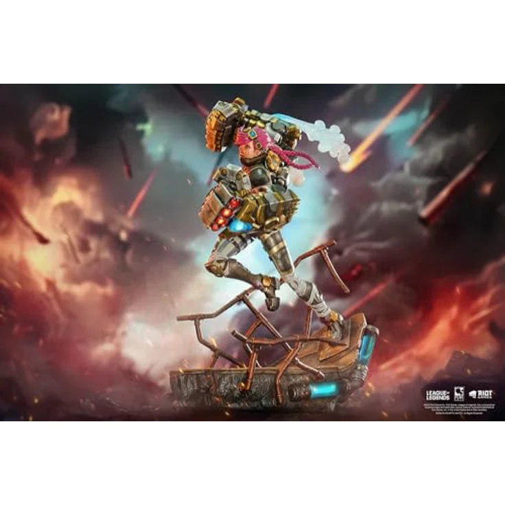 Pure Arts League of Legends Statue 1/6 Vi, 40 cm, detailgetreu mit LED-Lichtfunktion, limitierte Auflage von 2500 Stück – Bild 3