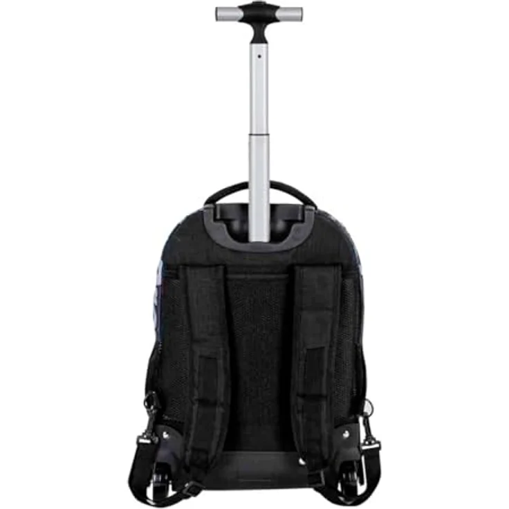 Karactermania Schulrucksack One Piece Ruffy "Luffy Gear 5", Trolley-Rucksack mit praktischen Rollen, 39L Volumen, 2 Hauptfächer, gepolsterte Tasche für elektronische Geräte, 47 cm hoch – Bild 2