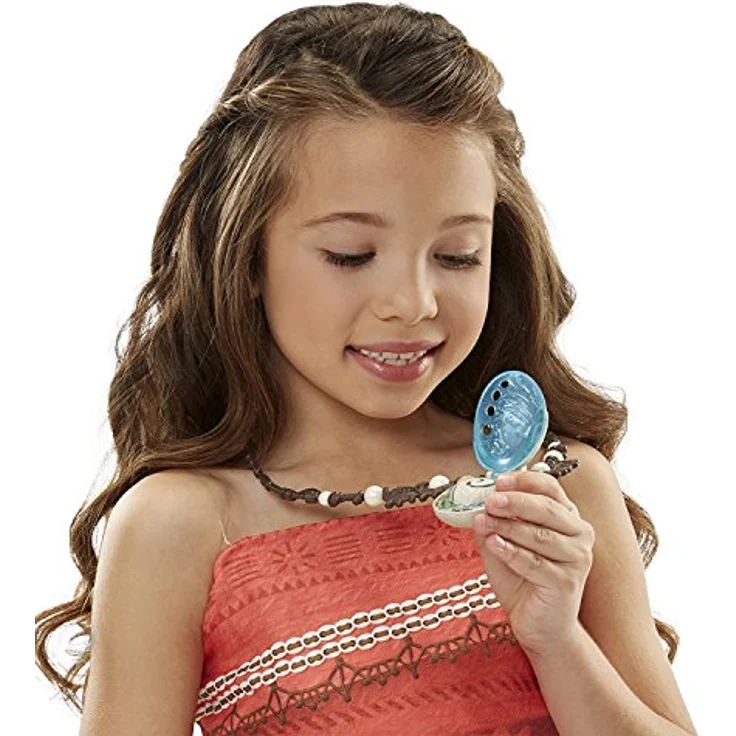 Disney Prinzessin Moana's Magische Versilberte Muschelkette mit leuchtender Funktion, ab 3 Jahren geeignet – Bild 5