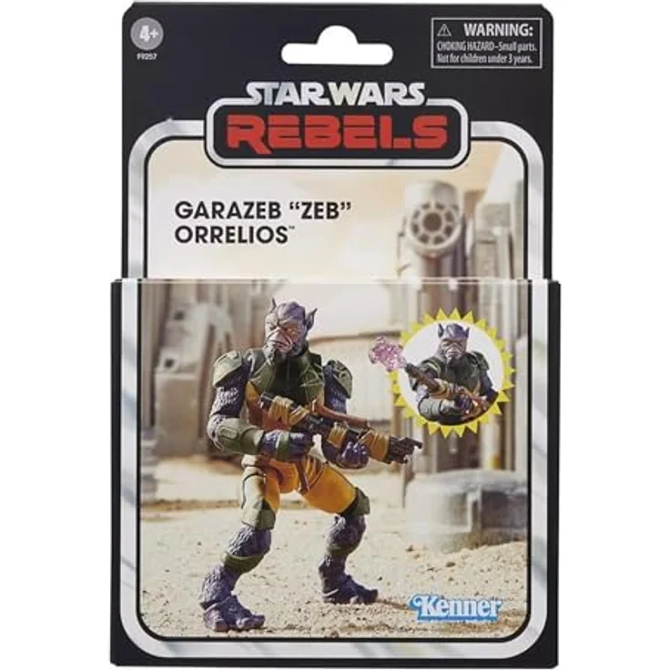 Star Wars The Vintage Collection Garazeb „Zeb“ Orrelios, Deluxe Action-Figur aus Rebels, 9,5 cm mit 4 Accessoires und beweglichen Gelenken – Bild 3