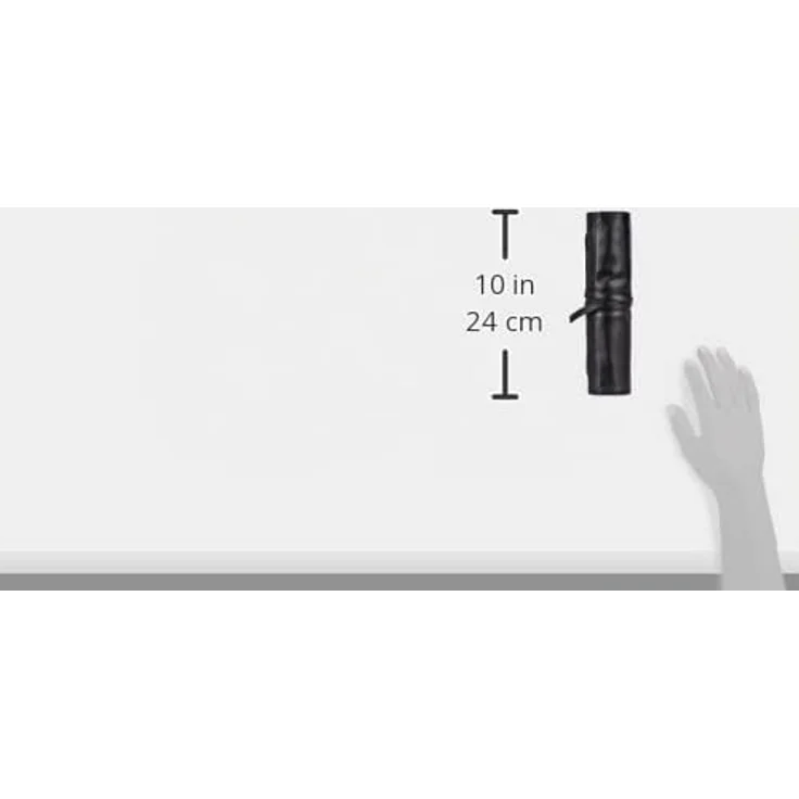 Rhodia Rhodia Touch Etui Rolle 2, 2in1 Federmäppchen aus italienischem Kunstleder mit abnehmbarem Schlampermäppchen, Maße 23x32cm – Bild 9
