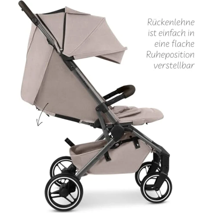 ABC Design Sportbuggy Ping 3 Trekking Reisebuggy, 5-Punkt-Gurtsystem, UPF 50+, Camel – Bild 7