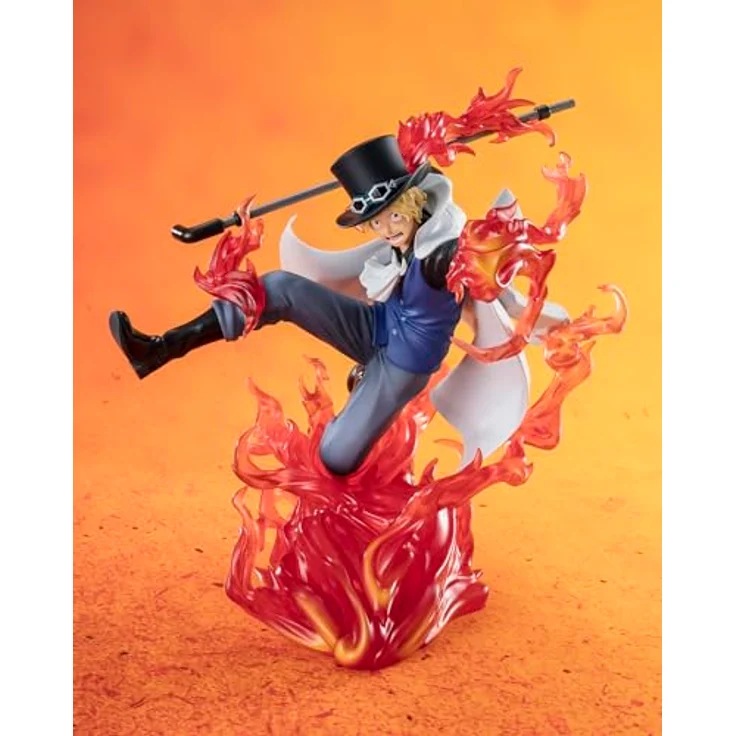 Bandai Tamashii Nations Figuarts ZERO One Piece Sabo Fire, Sammelfigur PVC Statue, 19 cm – Bild 2