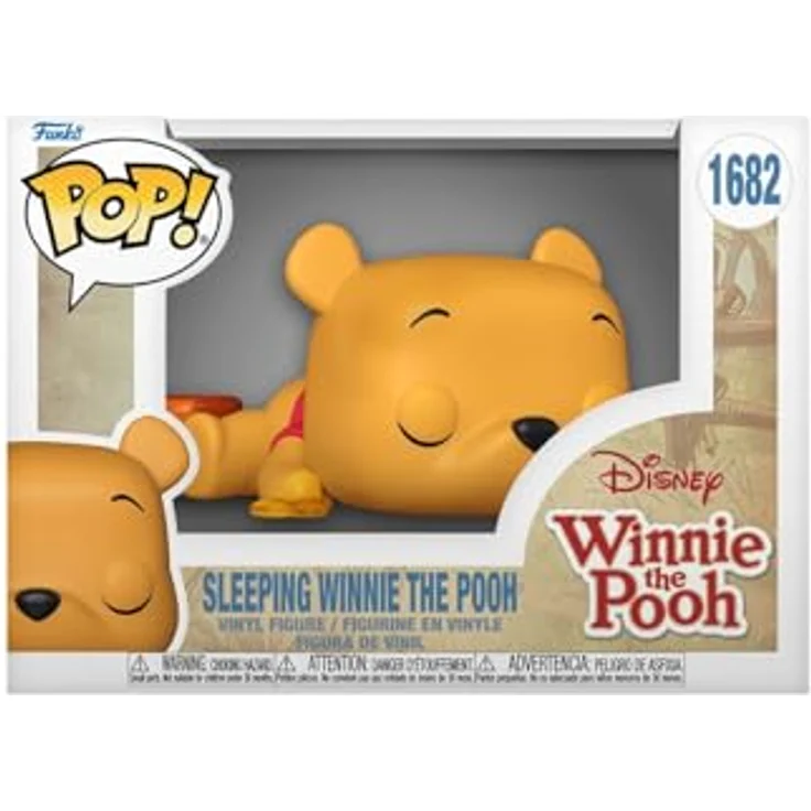Funko Pop! Disney: Winnie The Pooh – Sleeping Pooh – Vinyl-Sammelfigur, 9,5 cm groß, hochwertiges Vinyl, ideales Geschenk für Kinder und Erwachsene – Bild 1