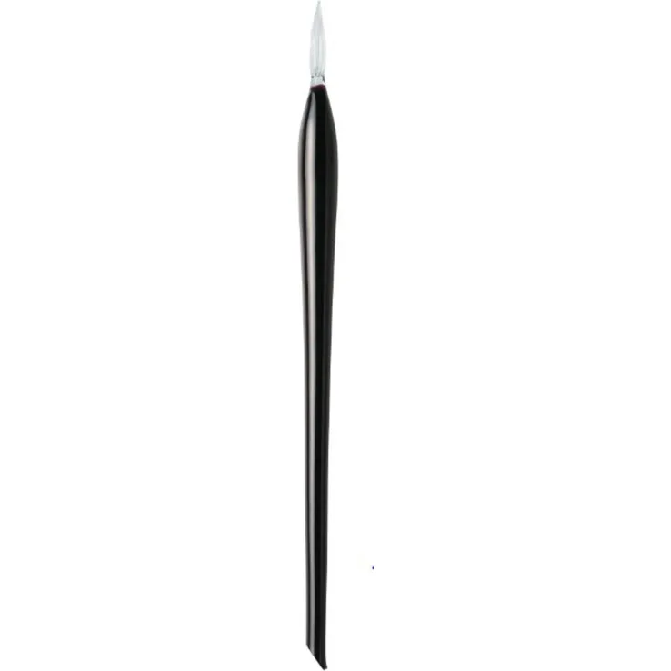 Herbin Glasfeder-Set, handgefertigt in Murano, Italien, mit ätherischer Tinte 15 ml, Schwarz