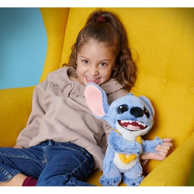 Simba Toys Disney Stitch Lei The Movie, Plüschfigur 25 cm mit Hawaiianischer Lei, offiziell lizenziert, geeignet ab 0 Monaten – Bild 6