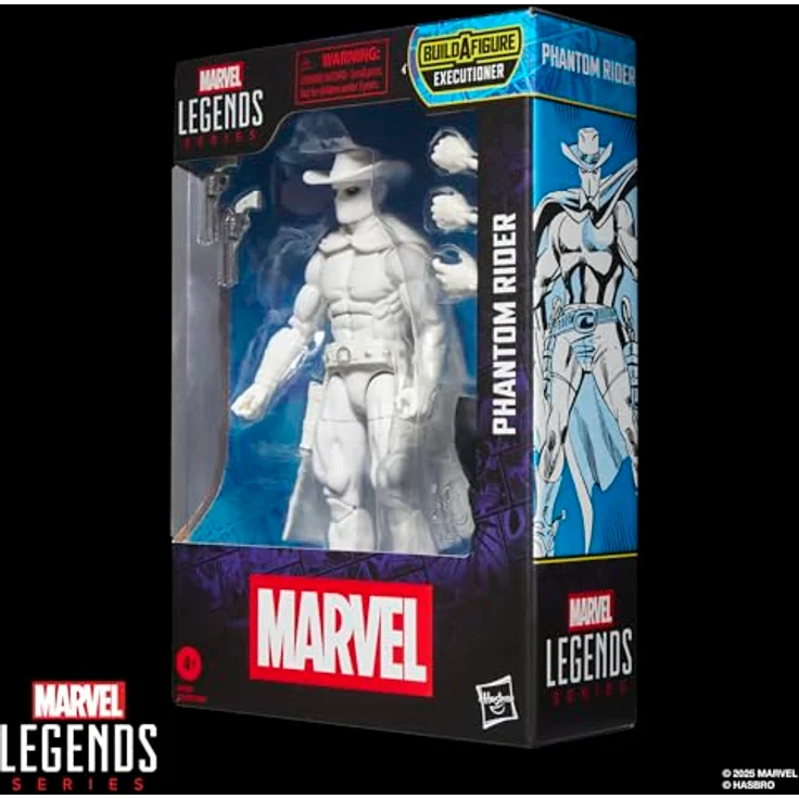 Marvel Legends Series Phantom Rider Ghost Rider und Avengers Comics Action-Figur, 15 cm Premium-Figur mit 5 Accessoires und Build-A-Figure Element – Bild 2