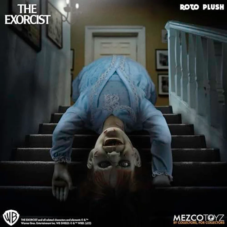 Mezco Toys Regan Figur The Exorcist MDS Roto Plush, 45 cm Sammlerstück im kuscheligen Design – Bild 7