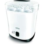 Nuby Babyflasche Sterilisator und Trockner, elektrischer Dampfsterilisator, weiß, tötet 99,9% der Keime