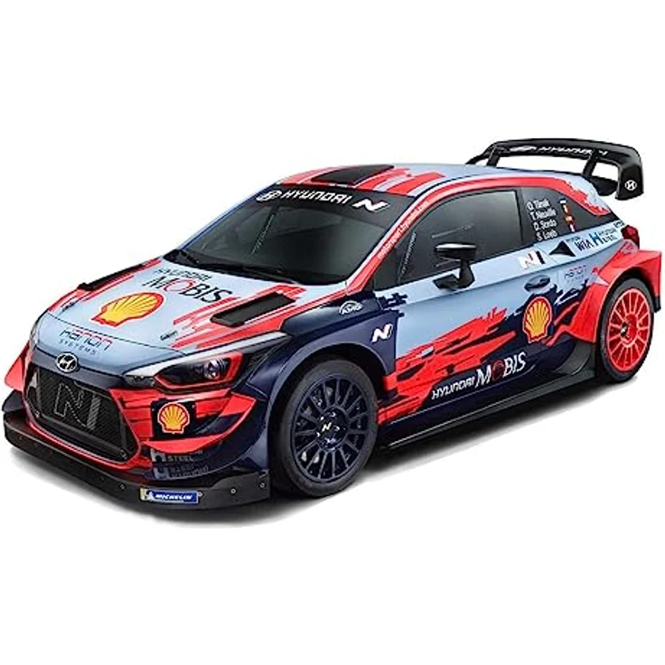 NincoRacers - Hyundai i20 WRC Auto Funksteuerung Maßstab 1:16 Fernbedienung, Li-Ion-Akku und Ladegerät im Lieferumfang enthalten (NH93168) – Bild 1