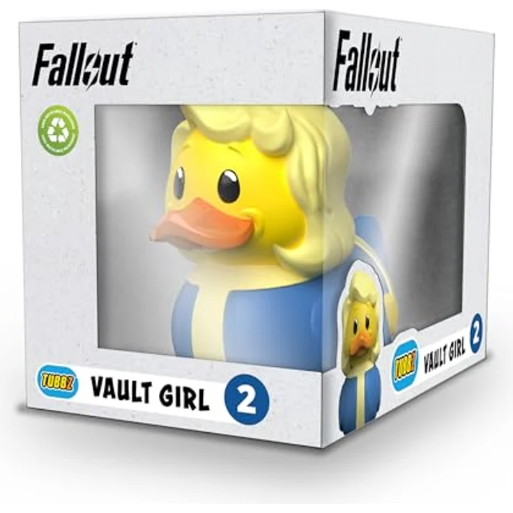 TUBBZ Vault Girl Sammler-Vinyl-Gummiente Figur, offizielle Fallout Merchandise, 9 cm groß in Display-Box – Bild 2