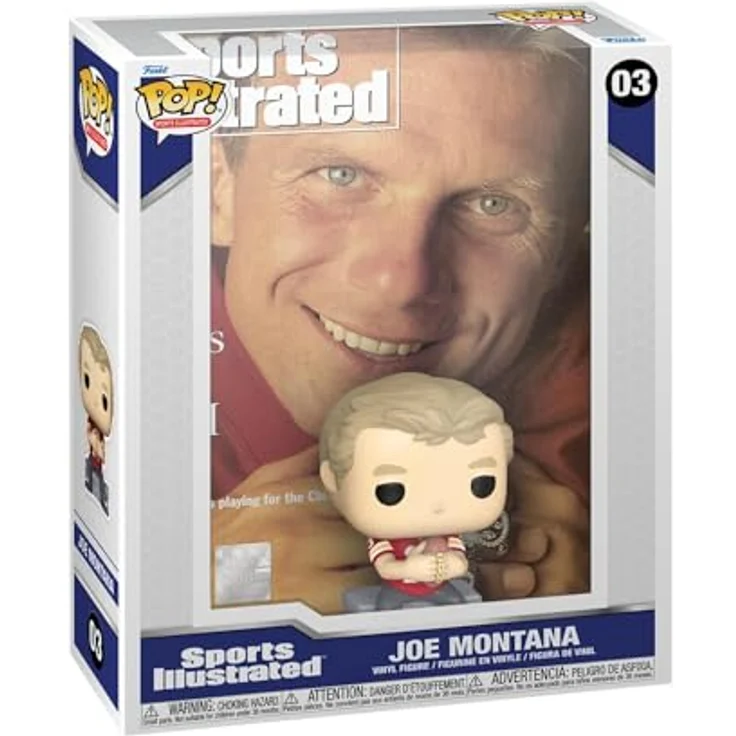 Funko Cover Sports Illustrated Joe Montana, Sammelfigur für Fans des Funko POP! Universums, voraussichtliches Release Datum: 28. Juni 2024 – Bild 1
