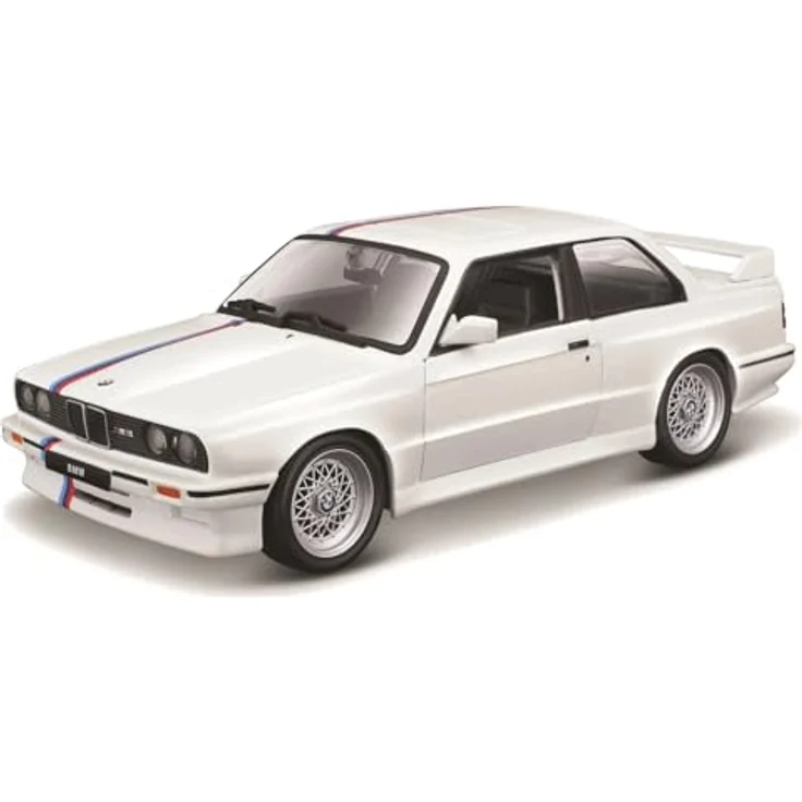 Bburago BMW M3 1988 Modellfahrzeug, weiß – Bild 2