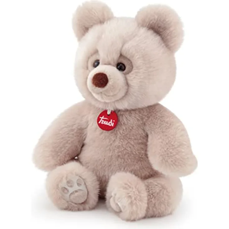 Trudi , Bear Brando: 38cm Soft beige Grey Plush Bear, Christmas, Baby Shower, Birthday or Christening Gift for Kids, Plush Toys, Suitable from Birth