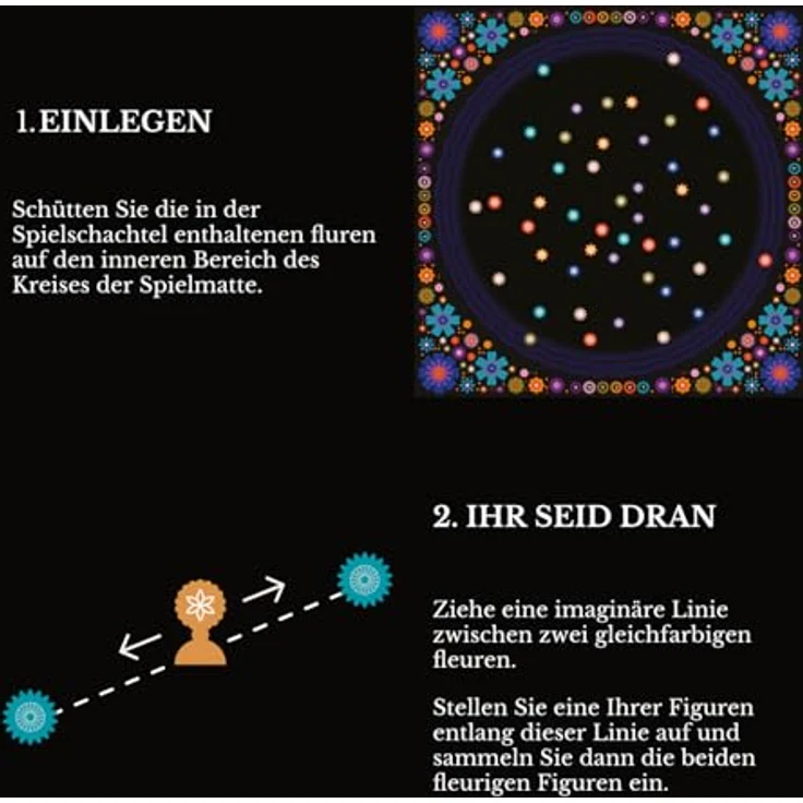 SAVANA Lacuna, Strategisches Brettspiel für 2 Spieler, Blumen-Sammeln, Taktik & Strategie, Leicht zu Lernen, 20 Minuten, Ab 8 Jahren, Reiseformat – Bild 4