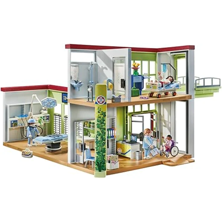 Playmobil® Konstruktions-Spielset Modernes Krankenhaus (71615), Action Heroes, (165 St), Made in Europe – Bild 6