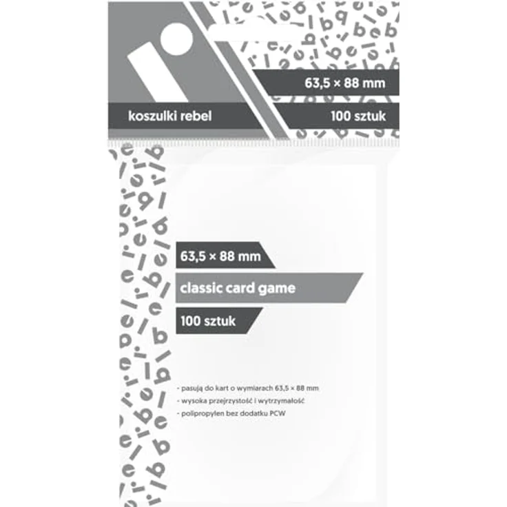 Asmodee Kartenhüllen (63x88mm) für Sammelkarten, hohe Transparenz, 100 Stück, farblos – Bild 1