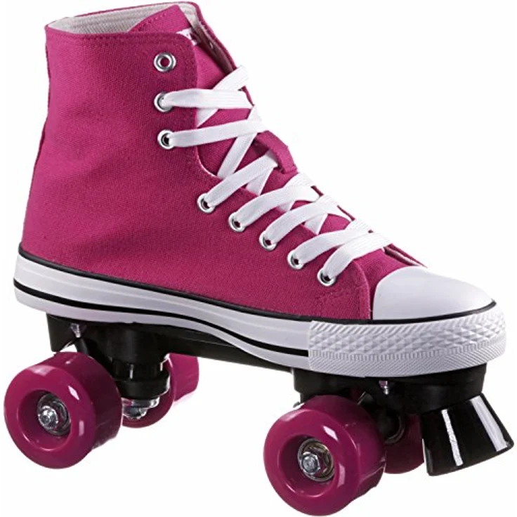 Roces Kinder Chuck Classic Roller Rollerskates/Rollschuhe Street, deep pink, 32 – Bild 5