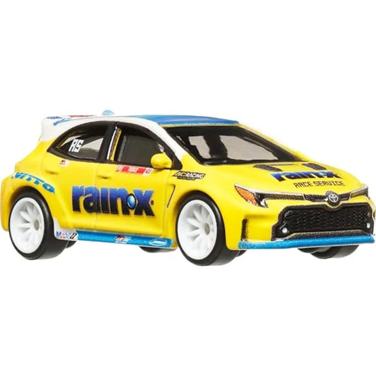 Hot Wheels 2023 Toyota GR Corolla HKC82, Spielzeug-Rennwagen im Maßstab 1:64, Metall-Druckguss, Car Culture Slide Street Serie – Bild 3