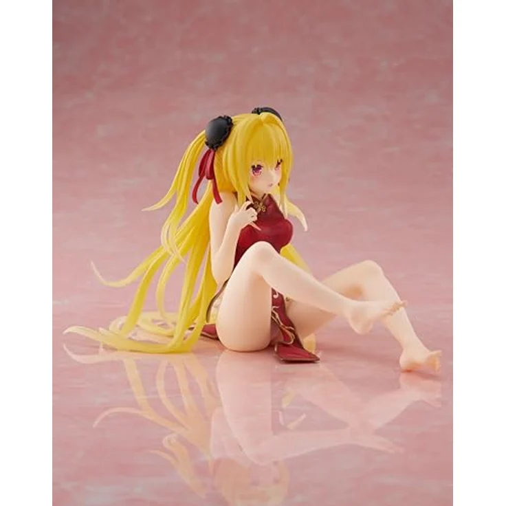 Taito To Love Ru Darkness PVC Statue Golden Darkness (Chinese Dress Ver.), 13 cm, inklusive Standfuß, offizielles Lizenzprodukt – Bild 5