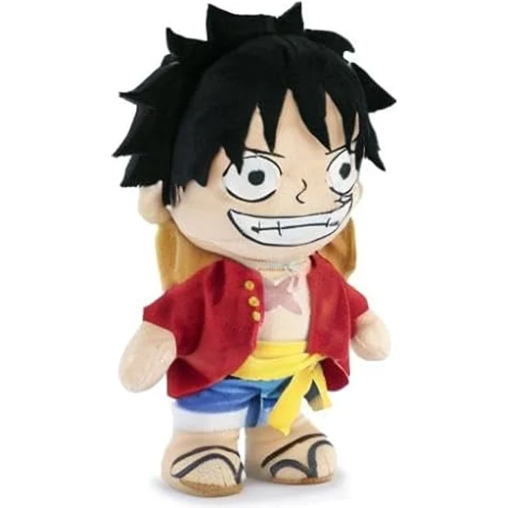 BARRADO One Piece - 28 Zentimeter - Super Soft Qualität (Luffy) - Kuscheltier – Bild 5