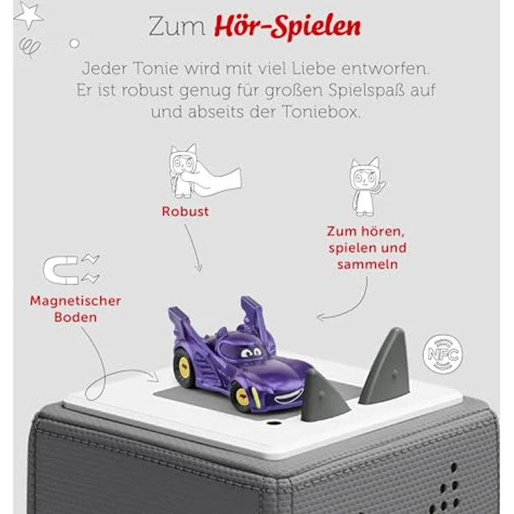 tonies Hörspielfigur DC Batwheels, Neuheit zum 21.11.2024, für kleine und große Superhelden – Bild 3